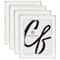 4 Pack Craig Frames Victoria White & Gold Picture Frame
